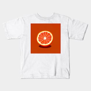 Orange fruit illustration Kids T-Shirt